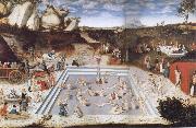 CRANACH, Lucas the Elder Fountain of Youth oil painting on canvas
